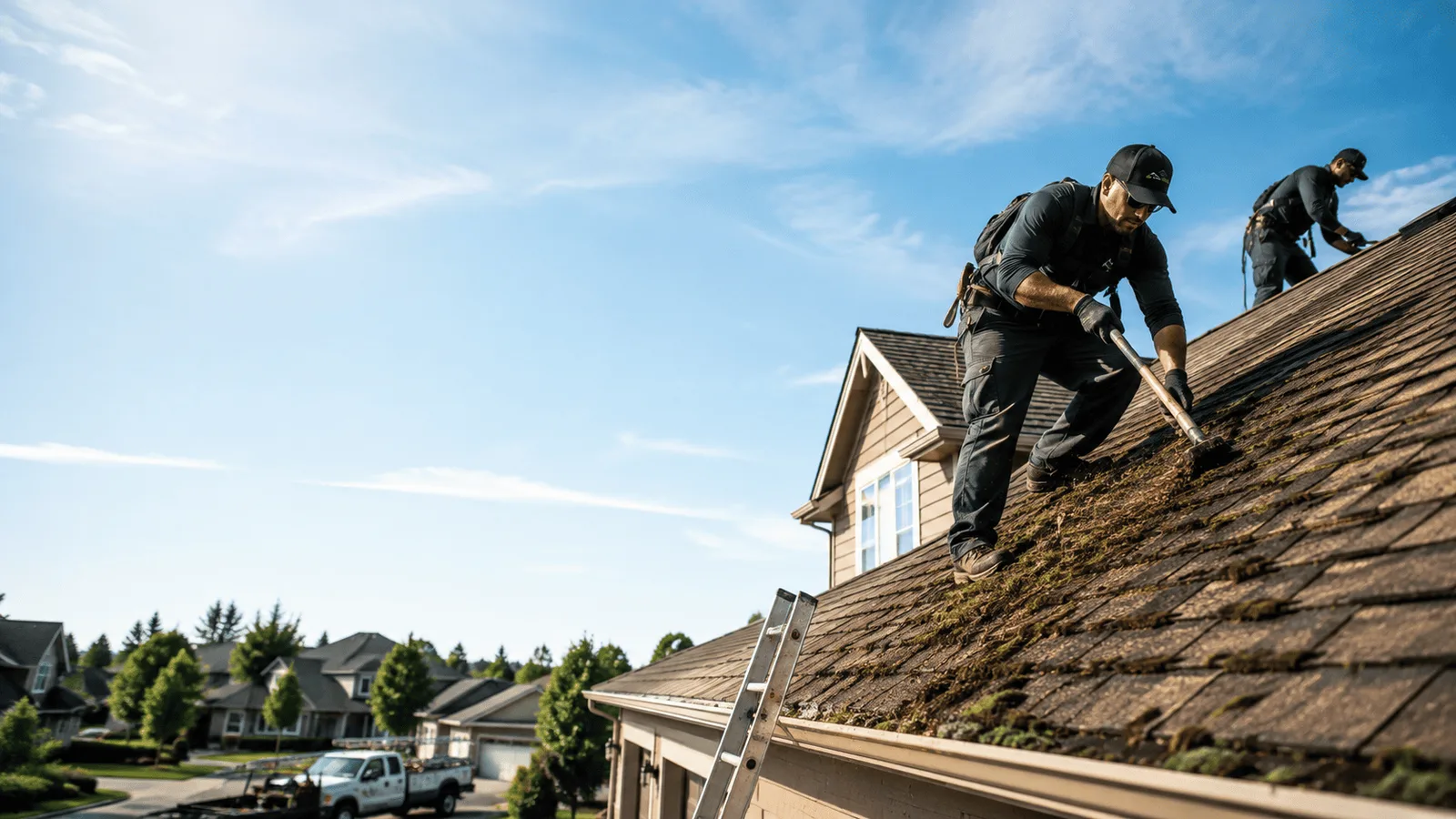 Roof Moss Removal in Haddam, CT near me